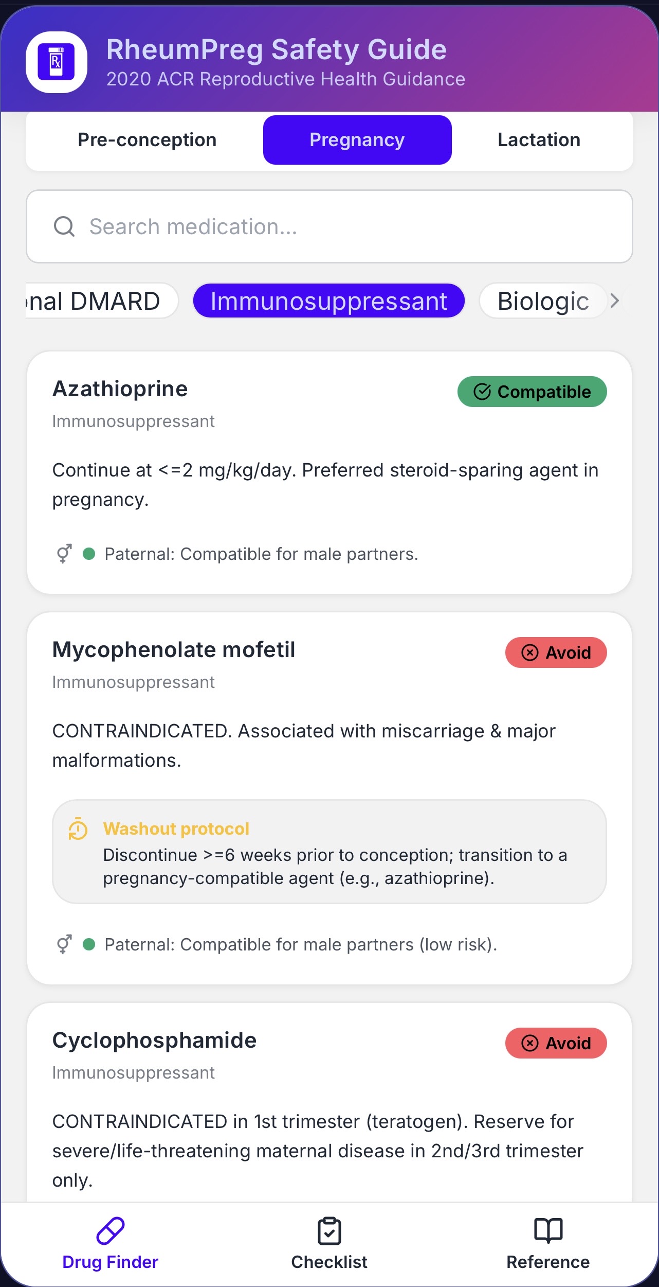 Rheumatology Safety Guide for Pregnant Patients